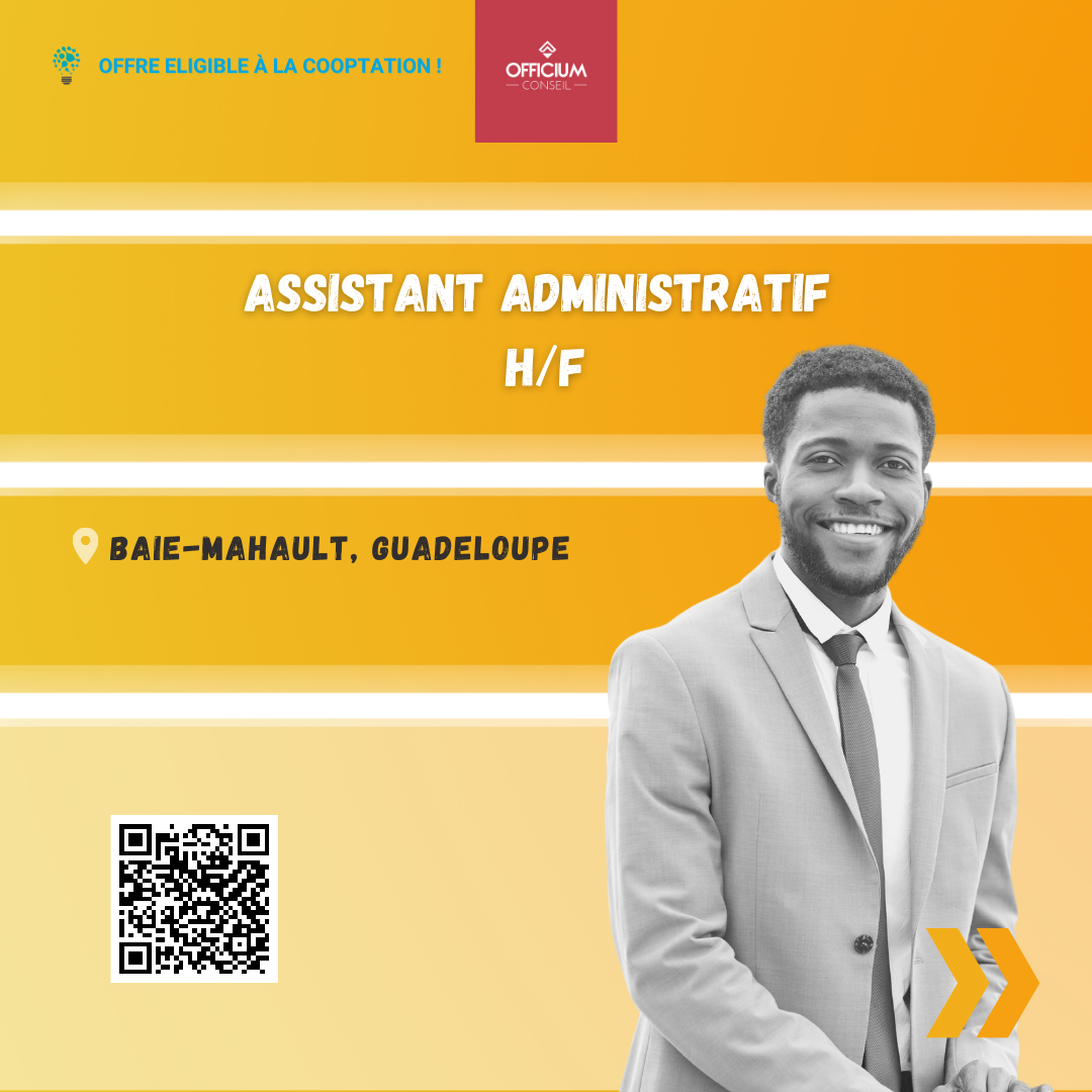 Offre d'emploi Assistant Administratif H/F