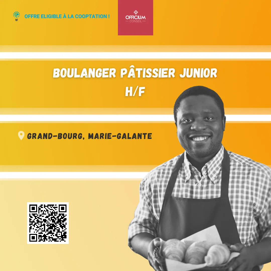 Offre d'emploi Boulanger Pâtissier Junior H/F