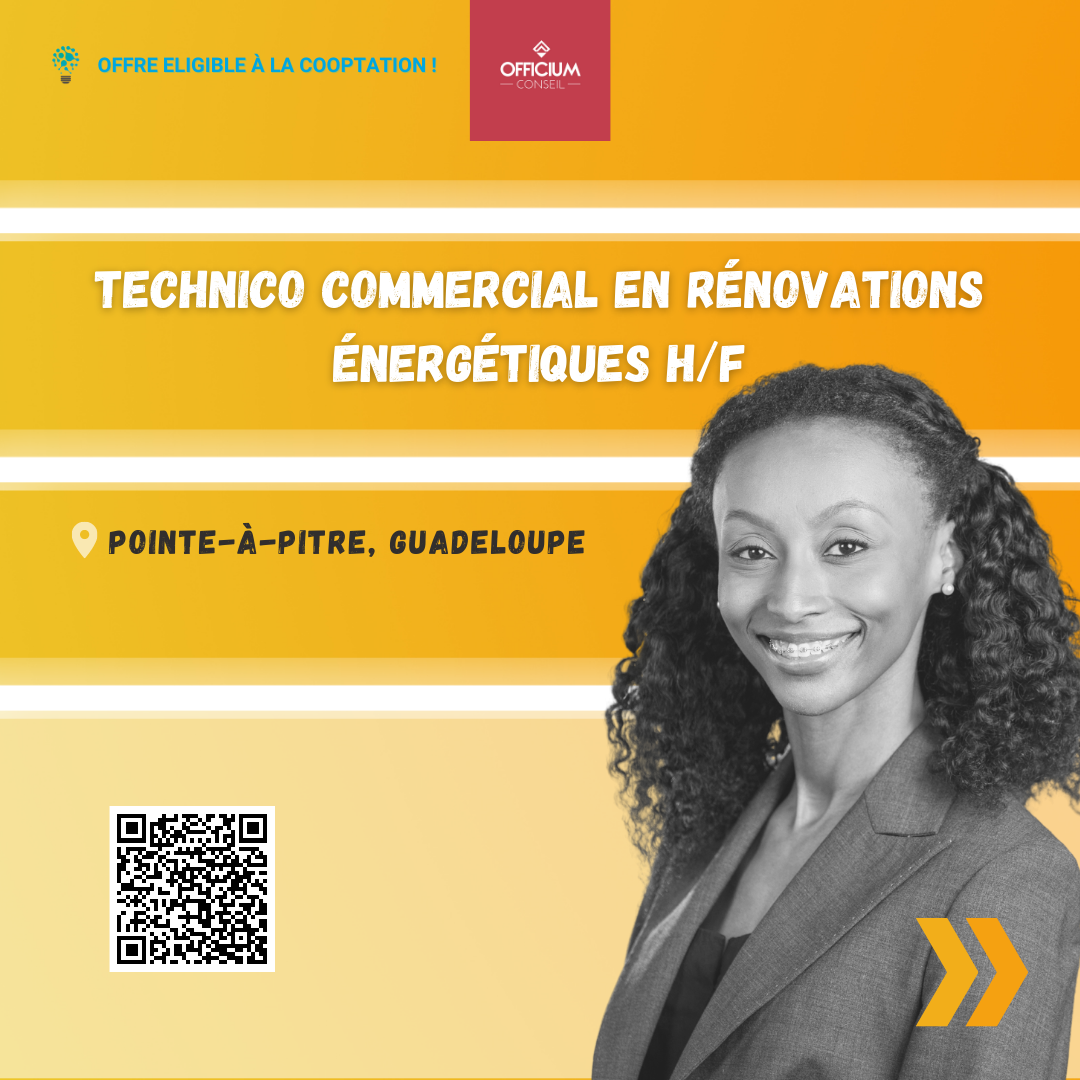 Offre d'emploi Technico commercial en rénovations énergétiques H/F
