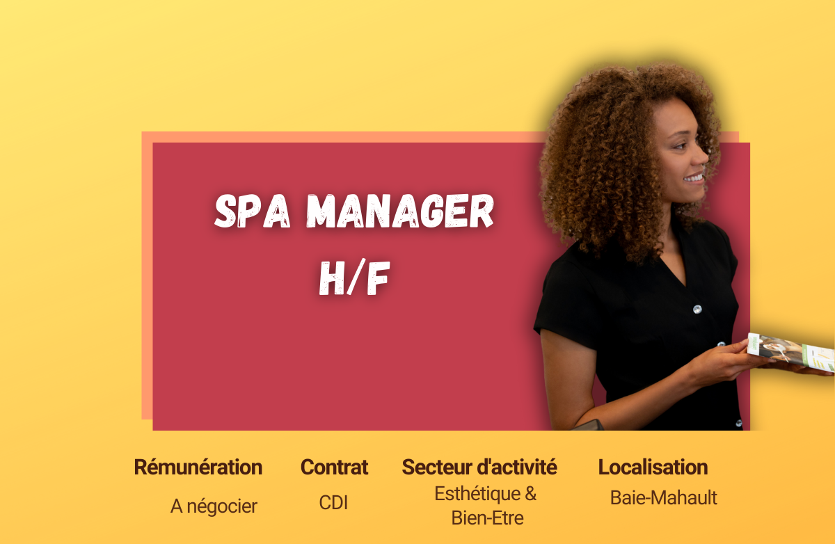 spa manager emploi guadeloupe