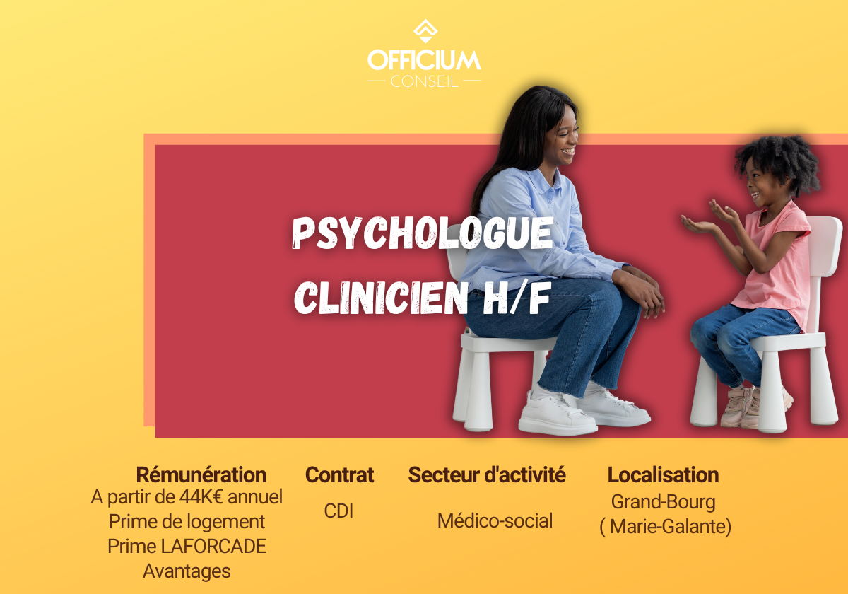 psychologue clinicien emploi guadeloupe