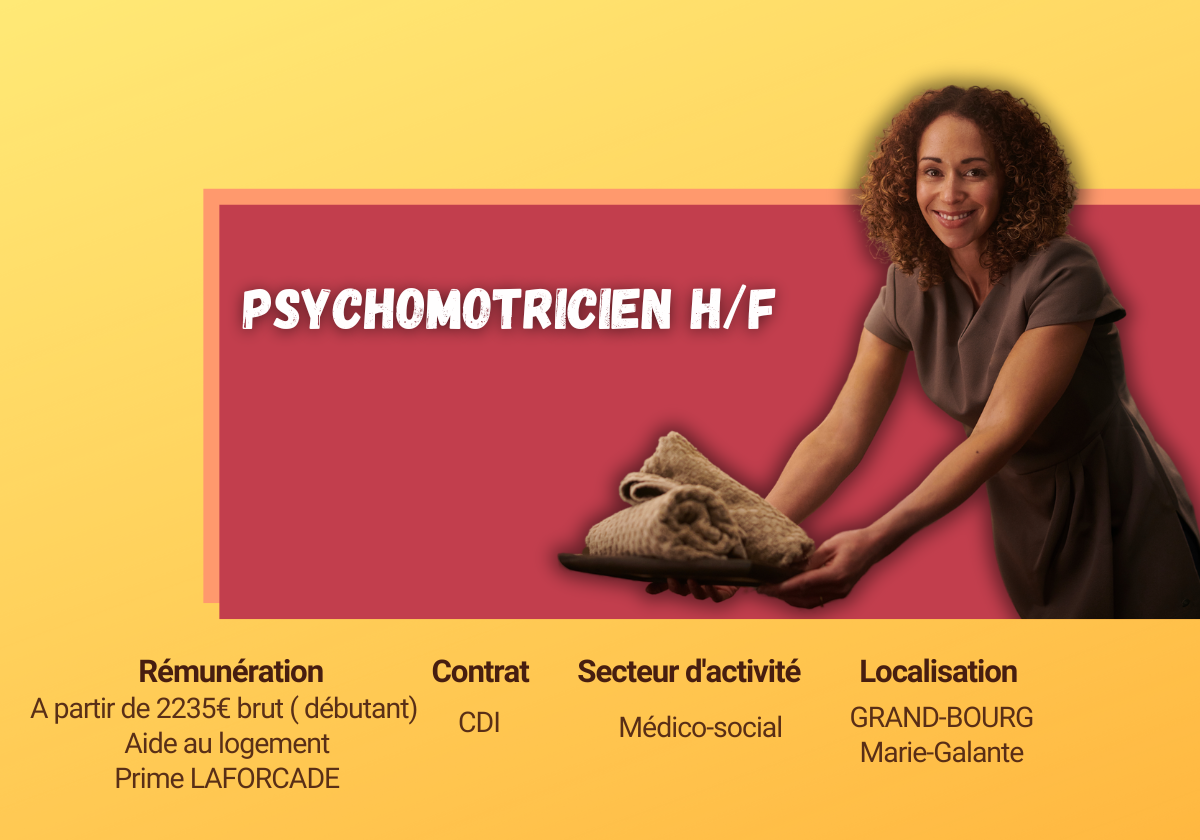 psychomotricien emploi guadeloupe